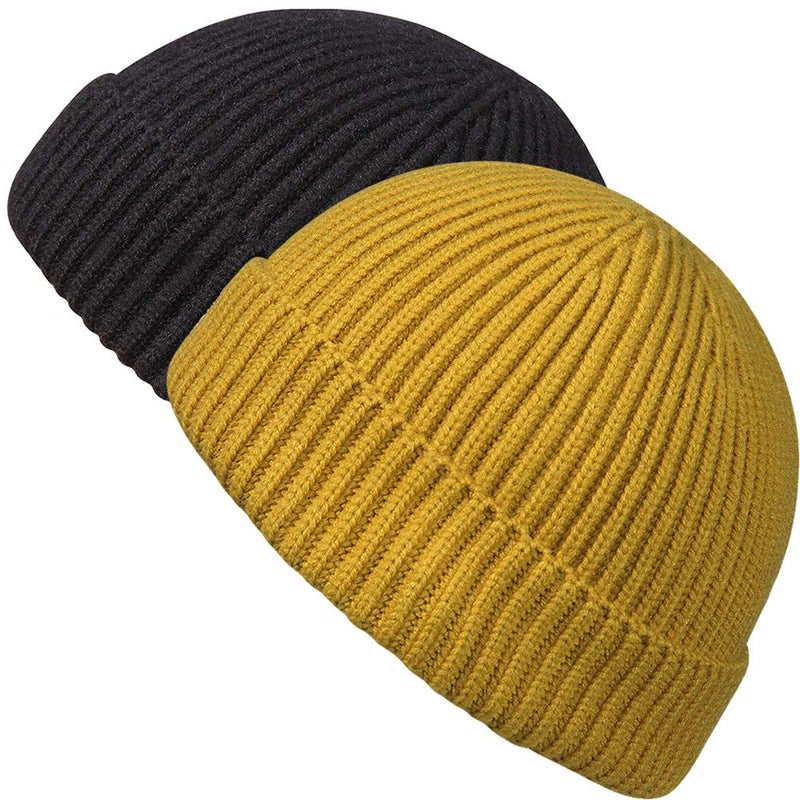 MaxNova Trawler Beanie Watch Hat Roll up Edge Skullcap Fisherman Beanie - Image 1